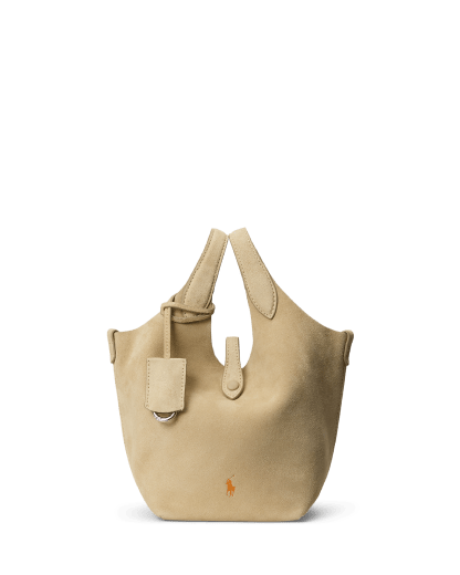Polo Play Suede Small Tote & Crossbody