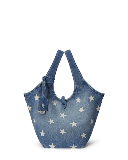 Polo Play Star Denim Tote