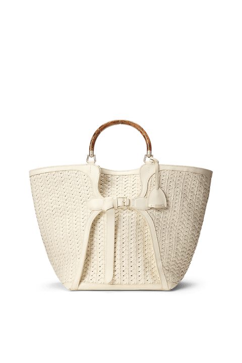 The Ralph Braided Leather Large Tote