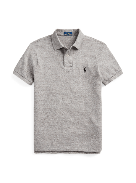 Slim Fit Mesh Polo Shirt