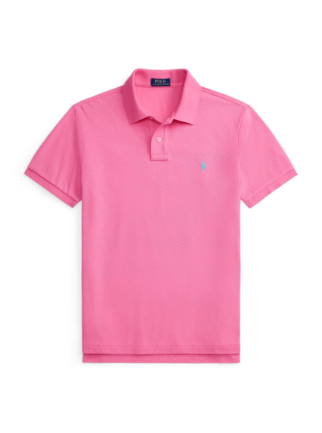 Slim Fit Mesh Polo Shirt