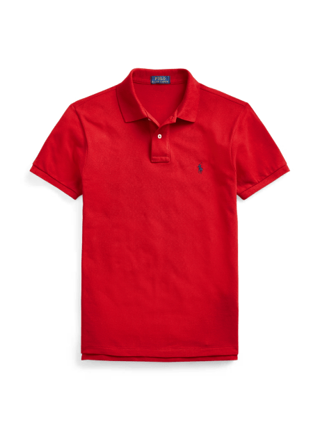 Slim Fit Mesh Polo Shirt