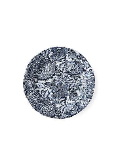 Faded Peony Salad Plate