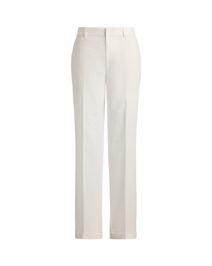 Linen High-Rise Relaxed Straight Trouser