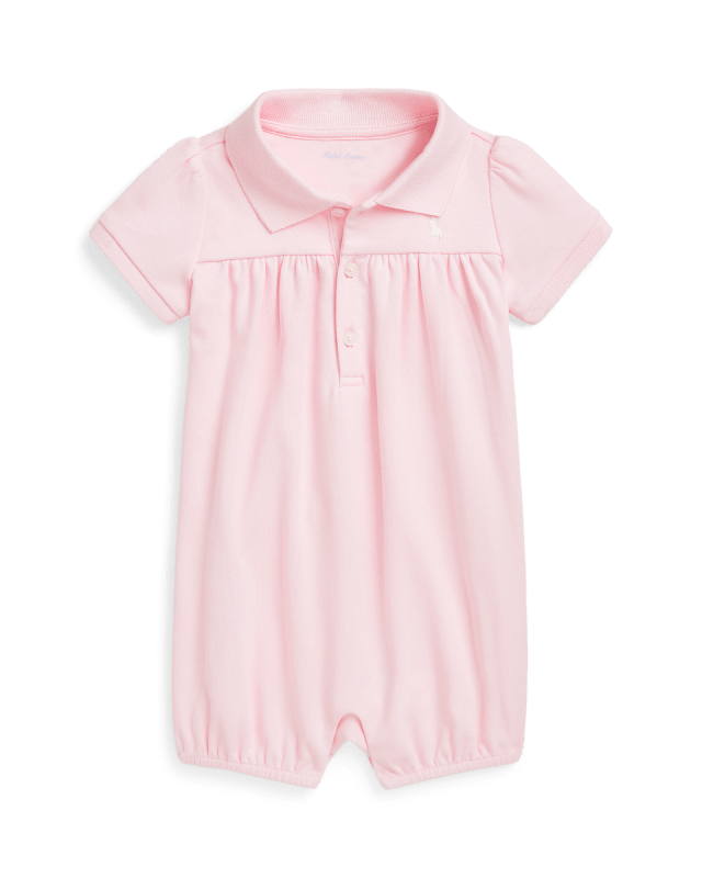 Cotton Interlock Polo Bubble Shortall