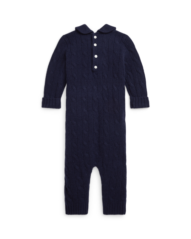 Cable-Knit Cashmere Coverall
